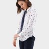 Van Laack Nederland | Van Laack de getailleerde strikblouse met hartjesprint vrouwen 8668V107