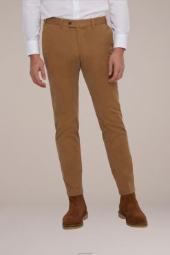 Van Laack Nederland | Van Laack elegante heren katoenen chinobroek slim fit beige Heren 8668V747