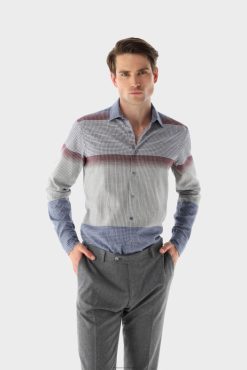 Van Laack Nederland | Van Laack flanellen overhemd met meerdere ruiten Heren 8668V566