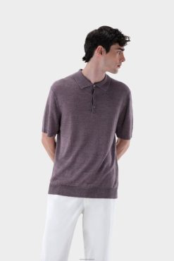 Van Laack Nederland | Van Laack gebreide polo van linnen Heren 8668V695