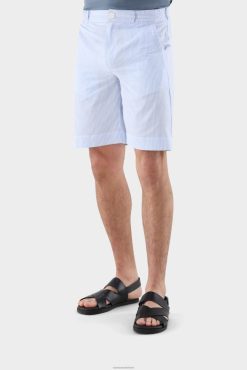 Van Laack Nederland | Van Laack gestreepte katoenen seersucker bermuda's Heren 8668V739