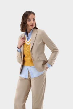 Van Laack Nederland | Van Laack getailleerde blazer met stretch vrouwen 8668V203