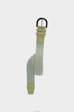 Van Laack Nederland | Van Laack gevlochten riem met leren punten vrouwen 8668V297