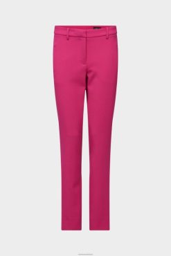 Van Laack Nederland | Van Laack halfhoge broek met rechte pijpen, slim fit vrouwen 8668V280