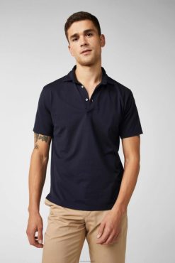 Van Laack Nederland | Van Laack jersey poloshirt urban look navy Heren 8668V692