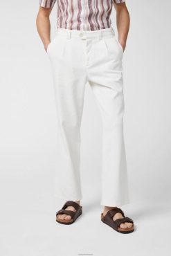 Van Laack Nederland | Van Laack katoenmix chino broek ivoor Heren 8668V736