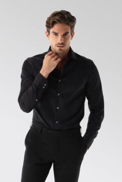 Van Laack Nederland | Van Laack overhemd van fijne twill met een perfecte look Heren 8668V340