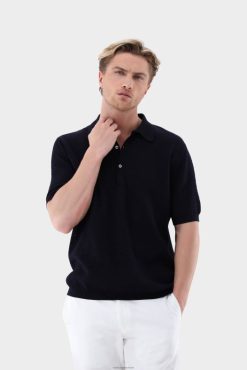 Van Laack Nederland | Van Laack poloshirt met meshstructuur van luchtkatoen Heren 8668V687