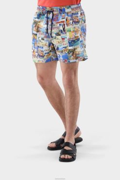 Van Laack Nederland | Van Laack zwemshort met print Heren 8668V793